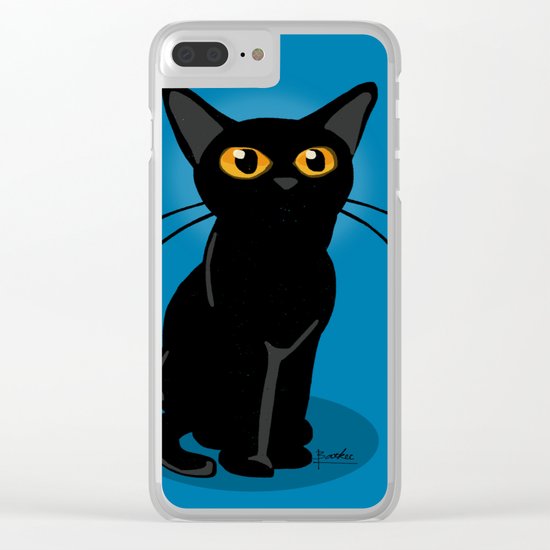 Looking at something Clear iPhone Case