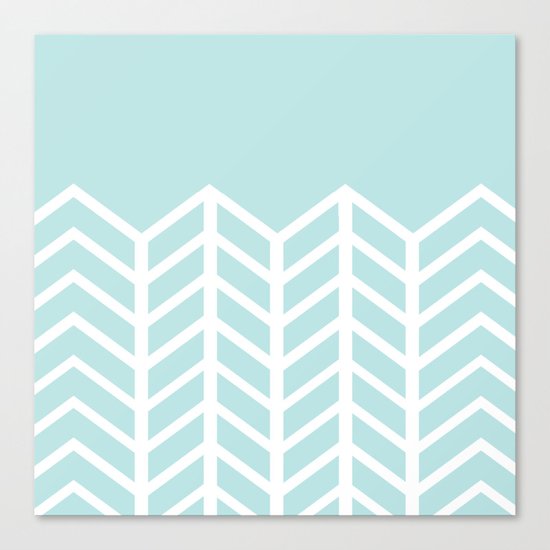 TIFFANY CHEVRON Canvas Print