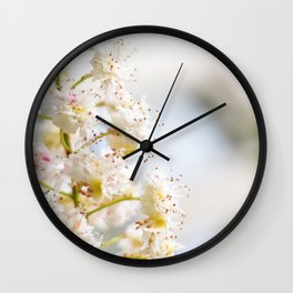 White Spring Wall Clock