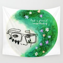 Woodland "Find a Place of Understanding" Embroidery Wall Tapestry