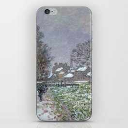 Monet Snow at Argenteuil 02 iPhone Skin