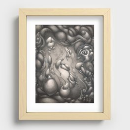Familial forms Recessed Framed Print
