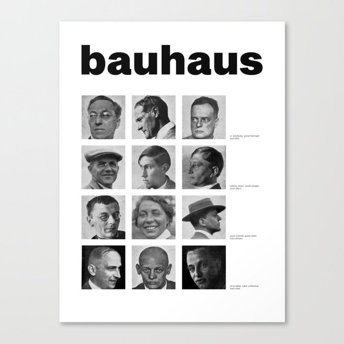 Bauhaus Vintage Art Exhibition Canvas Print