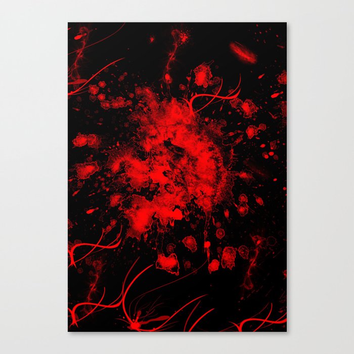 blood red  Canvas Print