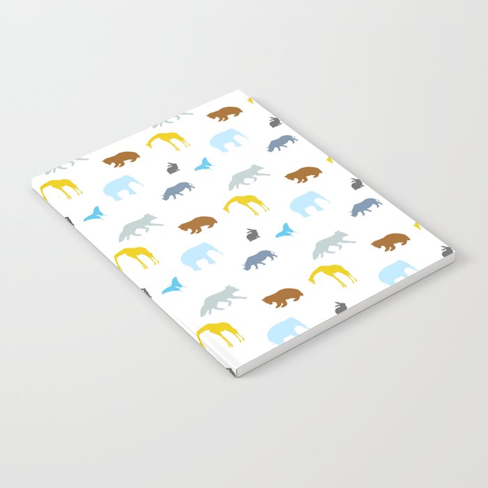 Animals,forest,Scandinavian style art Notebook