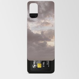 Gilded Glitch Clouds  Android Card Case