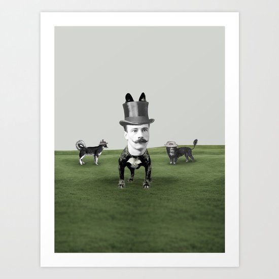 Top dog Art Print