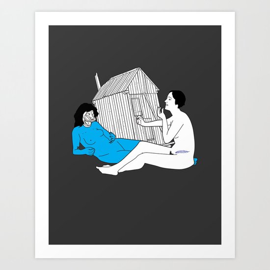 HALLUCIN OASIS Art Print