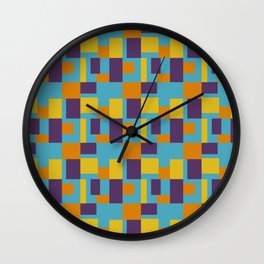 Googie Pixels Wall Clock