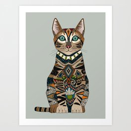 bengal cat mercury Art Print