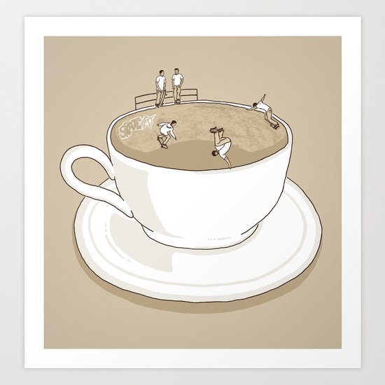 Skatea Art Print