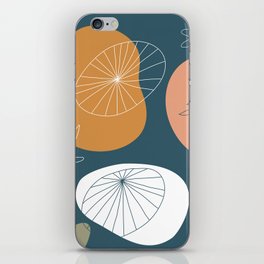 Abstract organic nature shape leaf pattern iPhone Skin