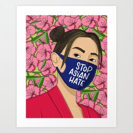 Stop Asian Hate Art Print
