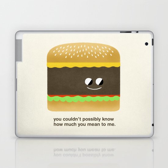 Cheesy Burger Laptop & iPad Skin