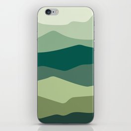 Abstract Landscape forest iPhone Skin