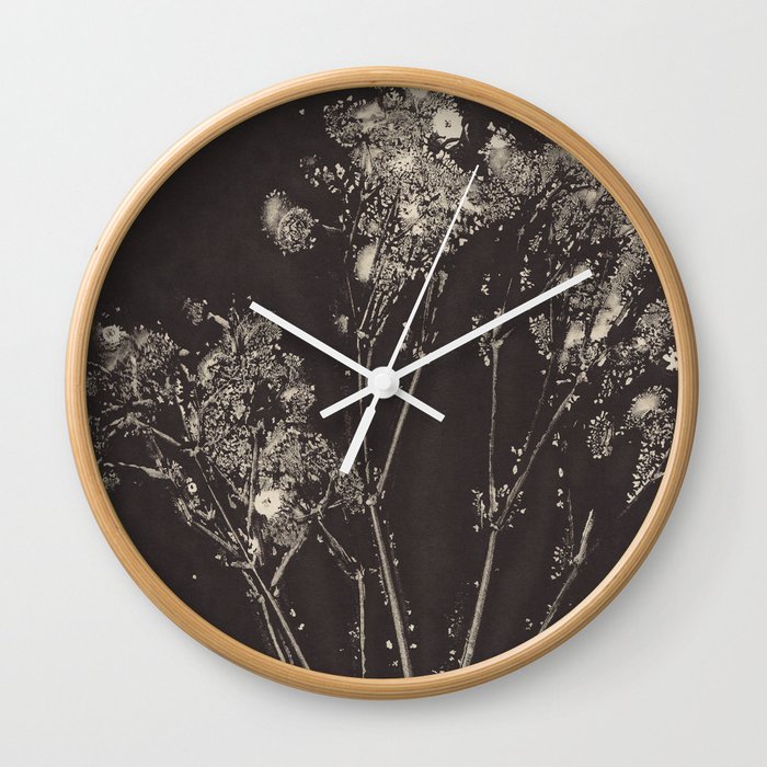 Floral Whispers Wall Clock