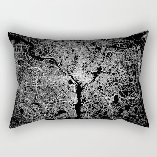 washington map Rectangular Pillow