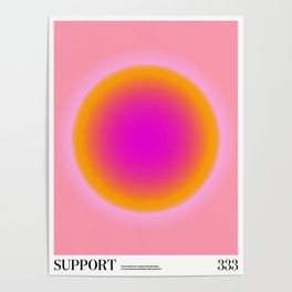 Gradient Angel Number: Support Poster