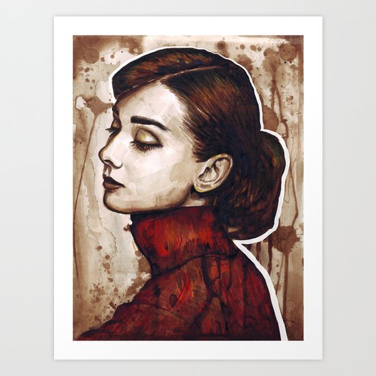 Audrey Hepburn Art Print