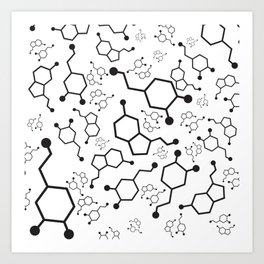 Serotonin Art Prints Society6
