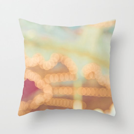 Carousel Dreams Throw Pillow