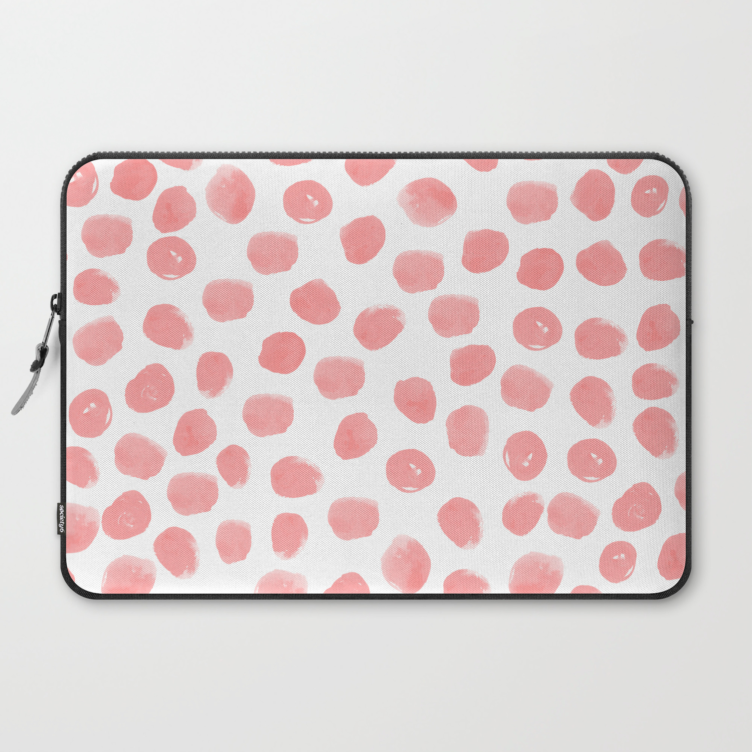 Natalia Abstract Dot Painting Dots Polka Dot Minimal Modern Gender Neutral Art Decor Laptop Sleeve By Charlottewinter Society6