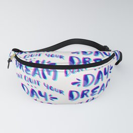 Don't Quit Your Day Dream – Cyan & Magenta Fanny Pack