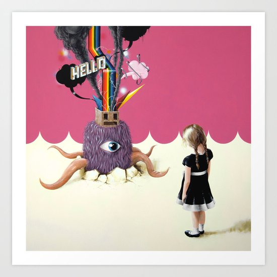 Hello Ruby Art Print
