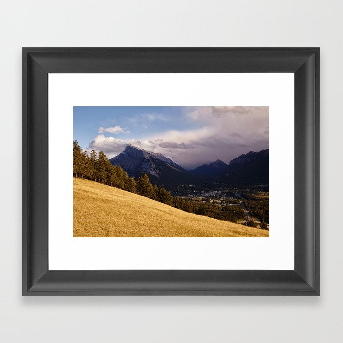 A Storm is coming. Framed Art Print