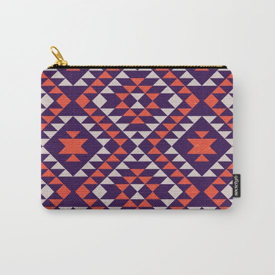 Geometric tribal pattern Carry-All Pouch