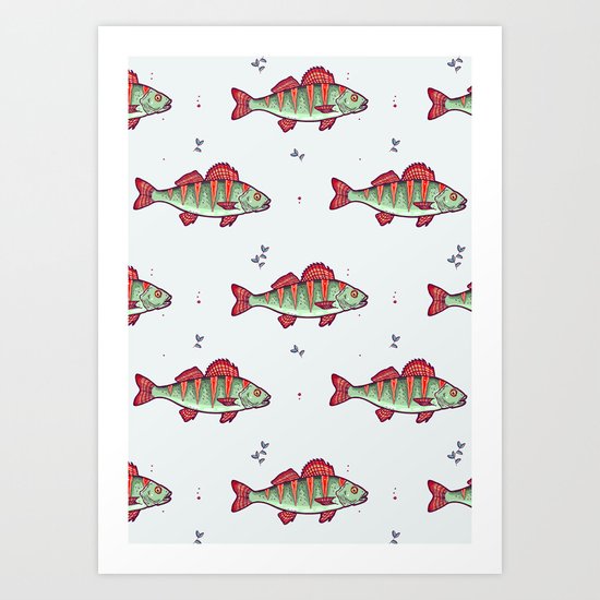 fisher's dream Art Print