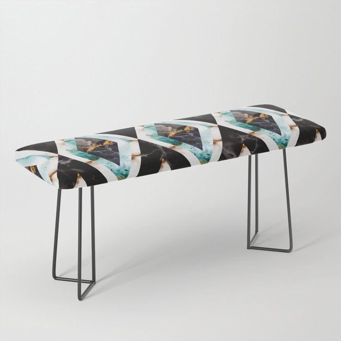Art deco marble pattern 20s #homedecor Bench by BruxaMagica_susycosta ...