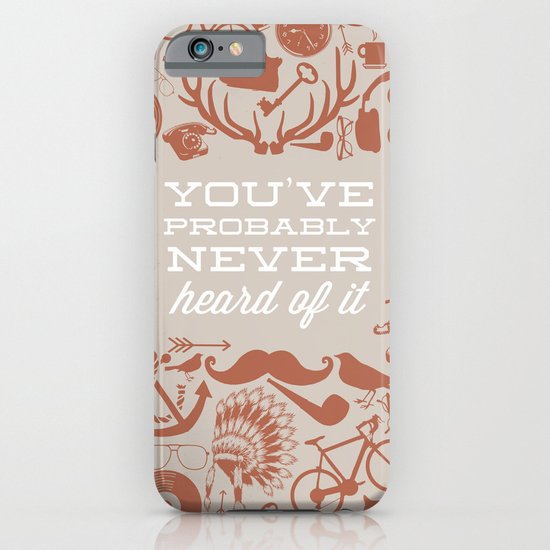 The Study of Hipsters iPhone & iPod Case