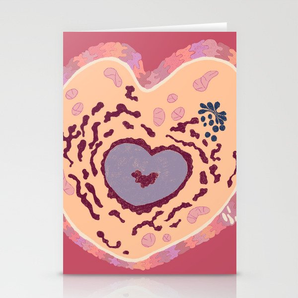 Valentine Cell Stationery Cards