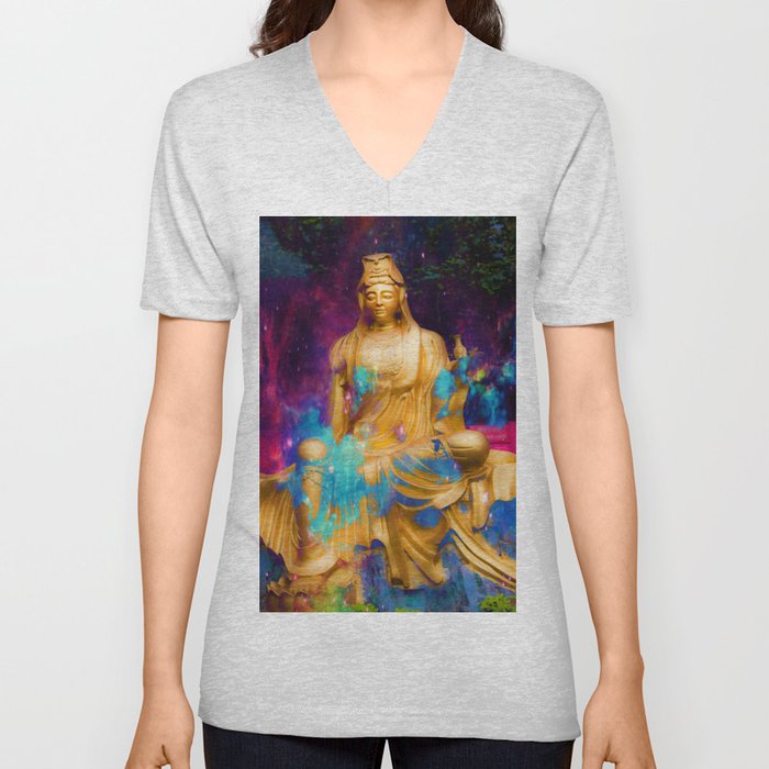 !0,000 Buddha's -benevolence V Neck T Shirt