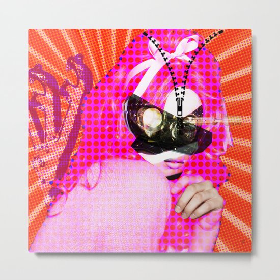 Monolithic Baby Remix Metal Print