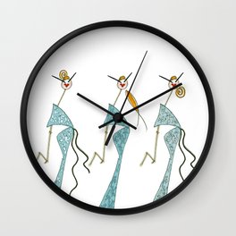 Ginette, Colette & Suzette Wall Clock