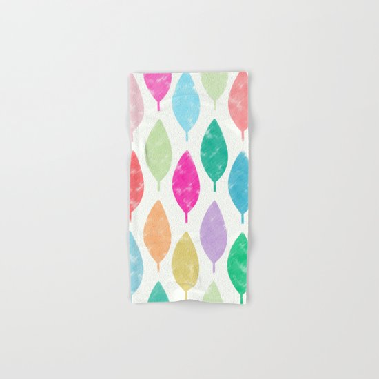 Colorful Leaves Hand & Bath Towel