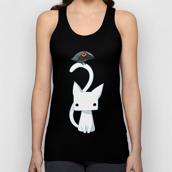 Cat and Raven Unisex Tank Top
