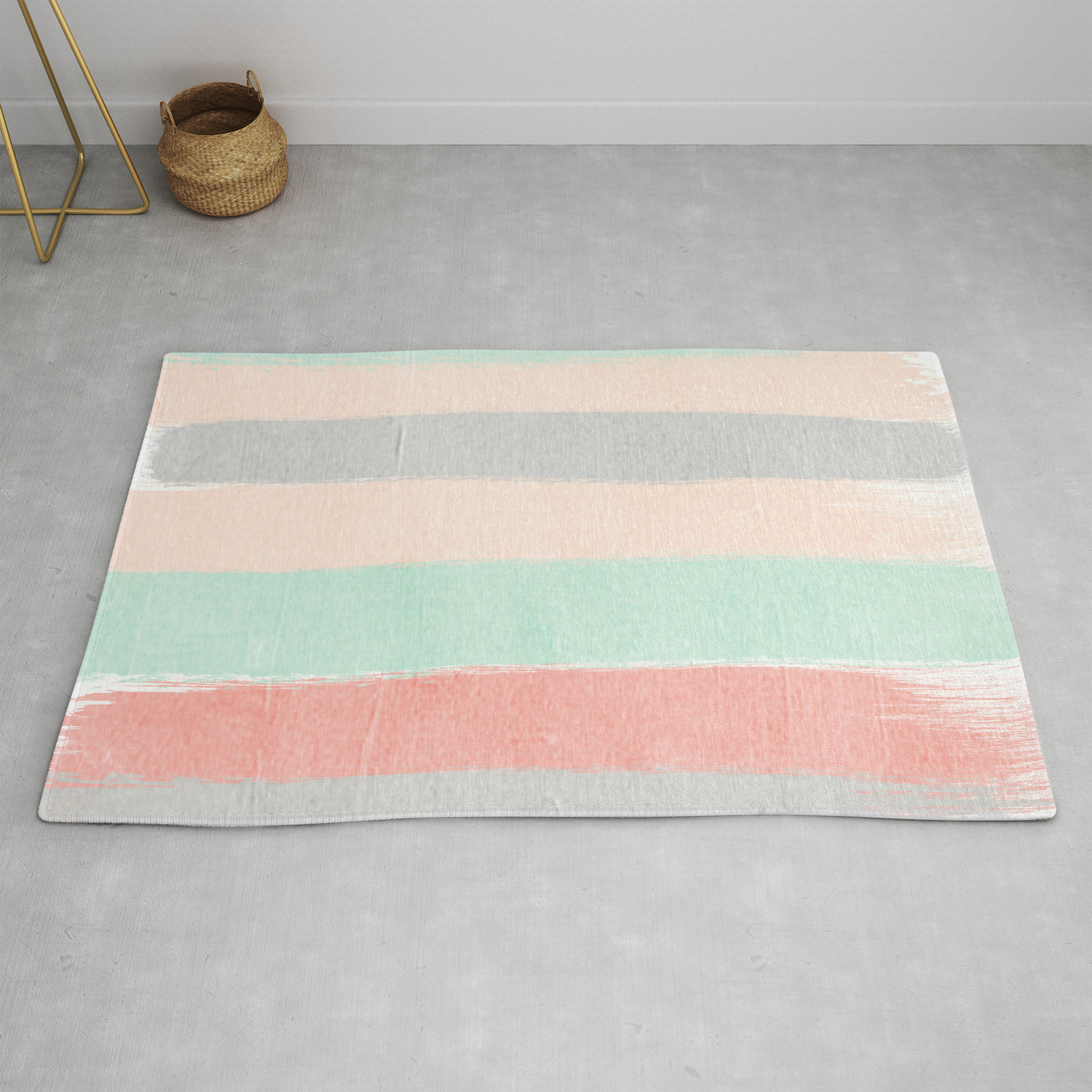Stripes Hand Painted Abstract Minimal Nursery Decor Gender Neutral Minimal Nursery Decor Gender Neutral