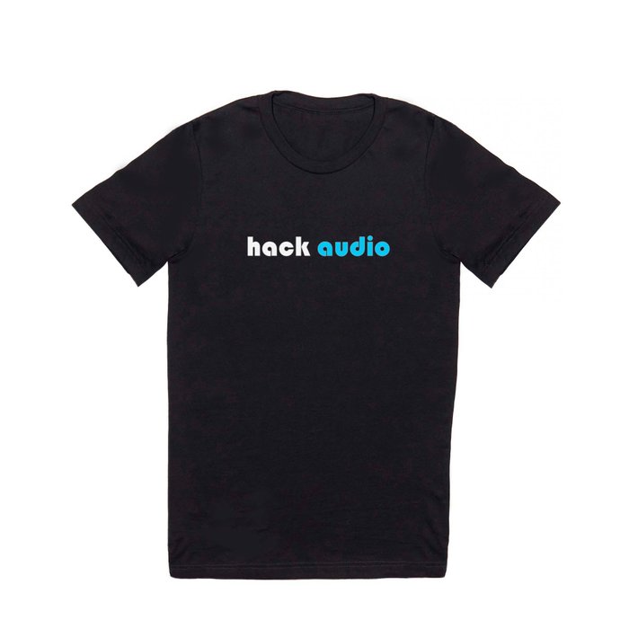 Hack Audio White Logo T Shirt