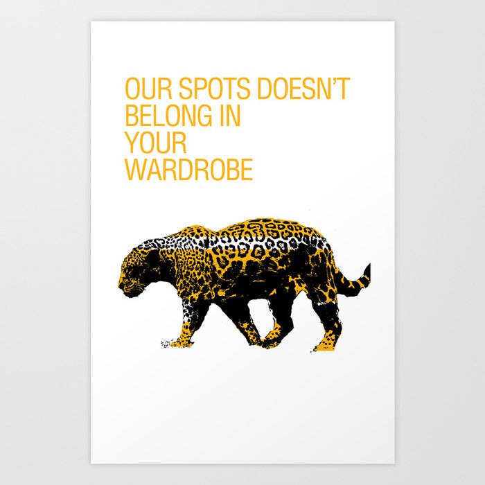 Leopard Spots Art Print