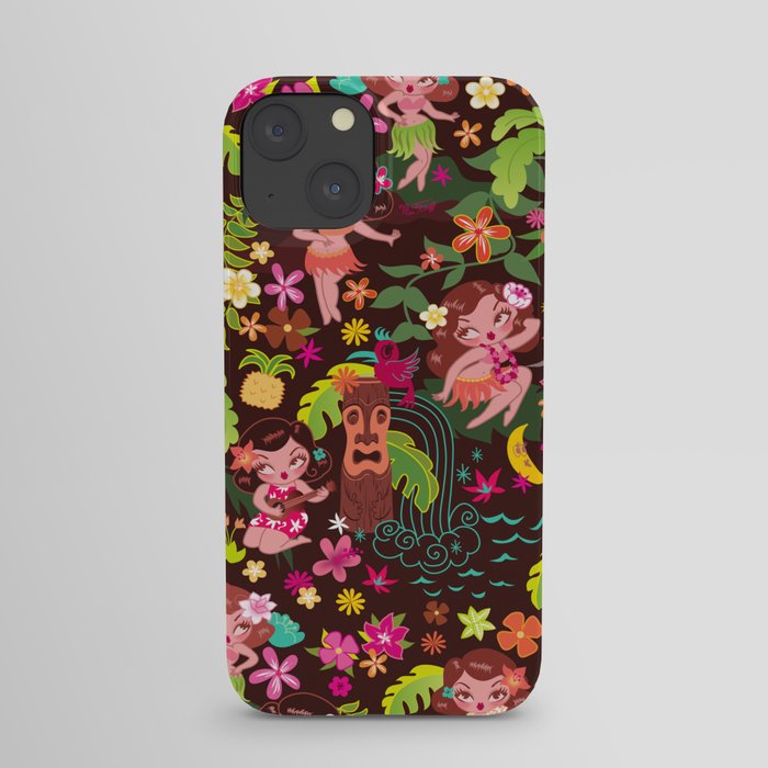 Hula Cuties Pattern iPhone Case