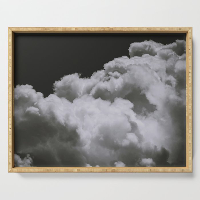 Night Clouds Serving Tray