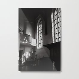 Church, Netherlands | Beautiful light through the windows |Black and white photography | Art print Metal Print | Digital, Window, Churchposter, Cityphotography, Blackwhitephoto, Film, Lightphotography, Church, Photo, Bnwartprints 