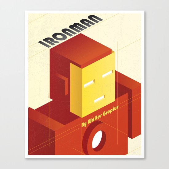 BAUHAUS SPIRIT - Ironman Canvas Print