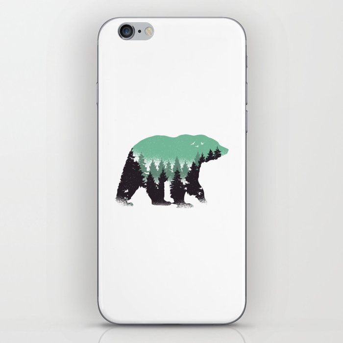 Bear forest iPhone Skin