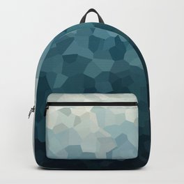 Ice Blue Mountains Moon Love Backpack