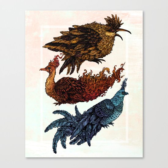 Legendary Birds Canvas Print