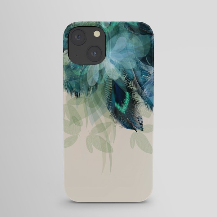 Beautiful Peacock Feathers iPhone Case